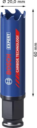 Bosch EXPERT 다중 소재 20x60mm 홀 톱.