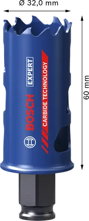 Bosch EXPERT 다중 소재 32x60mm 홀 톱.