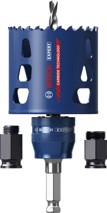 Bosch EXPERT 다중 소재 홀 톱 키트, 직경 51mm.