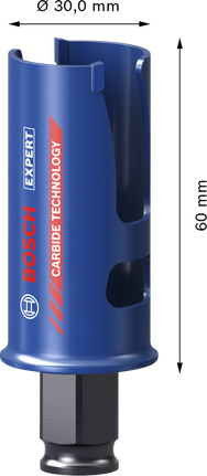 Bosch EXPERT 건설자재 30x60mm 홀 톱.