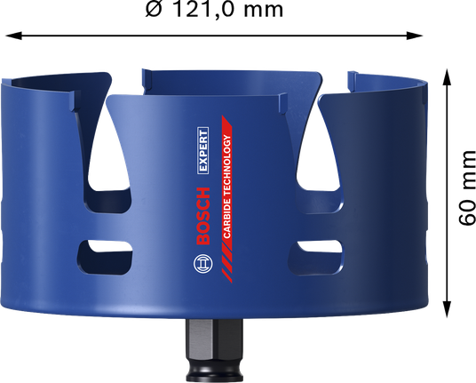 Bosch 엑스퍼트 건설자재 121mm 홀 톱.