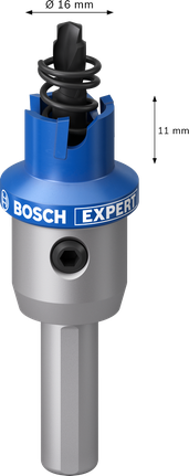 Bosch EXPERT 시트 메탈 16mm 아버 홀 톱.