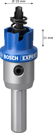 Bosch EXPERT 시트 메탈 19mm 아버 홀 톱.