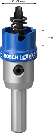 Bosch EXPERT 시트 메탈 아버 홀 톱 22mm.