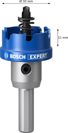 Bosch EXPERT 시트 메탈 32mm 아버 홀 톱.