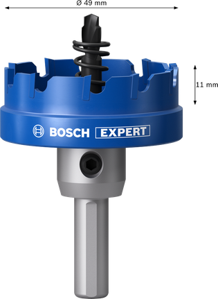 Bosch EXPERT 판금용 아버 홀 톱 49mm.