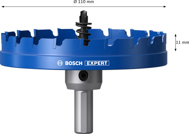 Bosch EXPERT 판금용 아버 홀 톱 110mm.