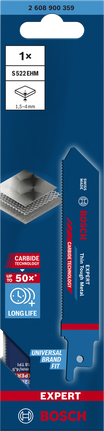 Bosch EXPERT '씬 터프 메탈' S 522 EHM 톱날.