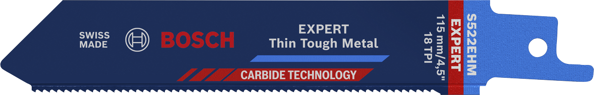 Bosch EXPERT 씬 터프 메탈 S 522 EHM 왕복 톱날.