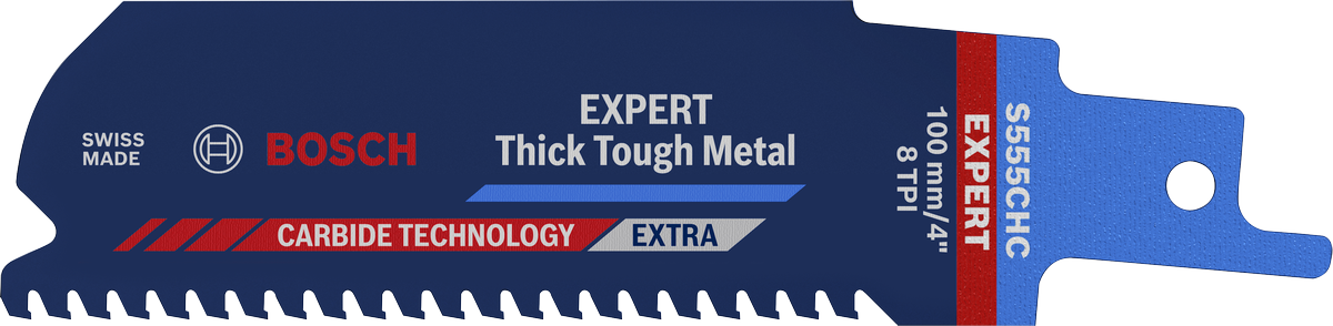 Bosch EXPERT Thick Tough Metal S 555 CHC 두꺼운 금속용 톱날.