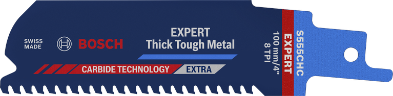 Bosch EXPERT Thick Tough Metal S 555 CHC 두꺼운 금속용 톱날.