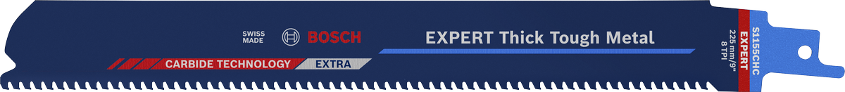 Bosch EXPERT 두꺼운 견고한 금속 S1155CHC 왕복 톱날.