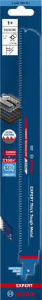 EXPERT 'Thick Tough Metal' S 1255 CHC 컷소날 1종 Bosch EXPERT Thick Tough Metal S 1255 CHC 왕복 톱날.