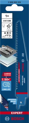 Bosch EXPERT S 957 CHM 왕복톱 톱날은 힘든 차량 구조 작업에 적합합니다.