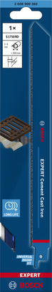EXPERT Cement Cast Iron S1750RD Bosch EXPERT 시멘트 주철 S 1750 RD 왕복 톱날.