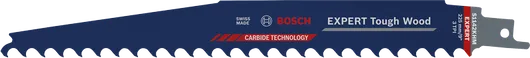 Bosch EXPERT 터프 우드 왕복톱날은 초경 절단용입니다.