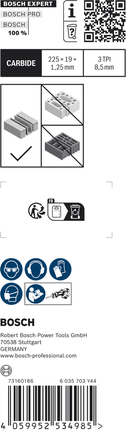 Bosch EXPERT 기포 콘크리트 S 1141 HM 톱날은 빠른 절단을 제공합니다.