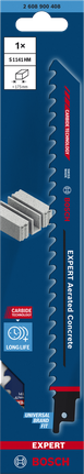 Bosch EXPERT 기포 콘크리트 S 1141 HM 톱날은 장수명 절단을 위해 설계되었습니다.