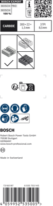 Bosch EXPERT 기포 콘크리트 S 1241 HM 왕복 톱날.
