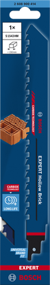 Bosch EXPERT Hollow Brick S 1543 HM 왕복 톱날.
