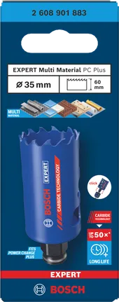 Bosch EXPERT 다중 소재 35×60mm 홀쏘.