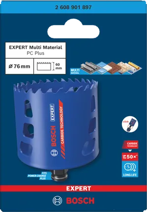 Bosch 76×60mm 다중 재료 홀 톱.