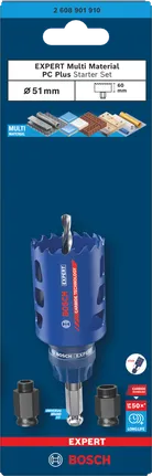 Bosch 51mm 다중 재료 홀 톱 키트.