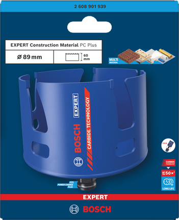 Bosch 89mm 카바이드 홀 톱 포장.