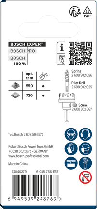 Bosch EXPERT 판금 홀쏘 22×5mm.