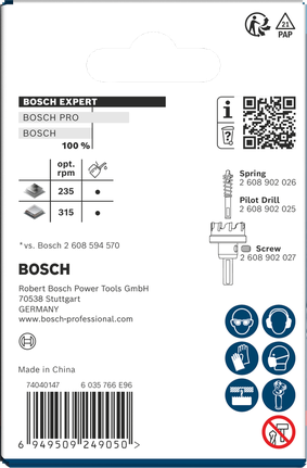 Bosch 51 x 5 mm EXPERT 판금 홀 톱 3/8″.
