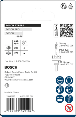 Object #200566207: 2608902012_bo_pro_p_b_1 Bosch EXPERT 판금 60 x 5mm 홀쏘.