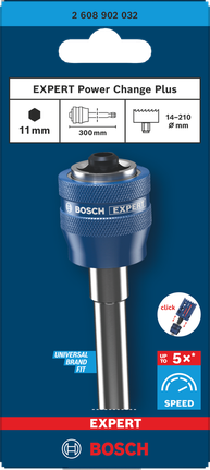 Bosch EXPERT Power Change Plus 홀 톱 아버 확장 11mm 300mm.