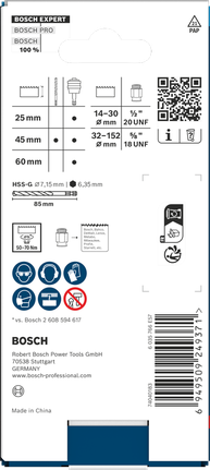 Bosch EXPERT Power Change Plus 변환 세트 패키징.