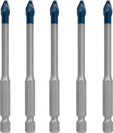 Bosch EXPERT HEX-9 하드 세라믹 드릴 비트 세트, 6mm 5개.