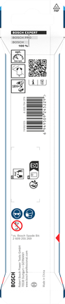 Bosch EXPERT 셀프컷 스피드 스페이드 드릴 비트 26x152mm 포장.
