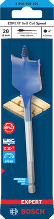 Bosch EXPERT 셀프컷 스피드 스페이드 드릴 비트 28 x 152 mm.