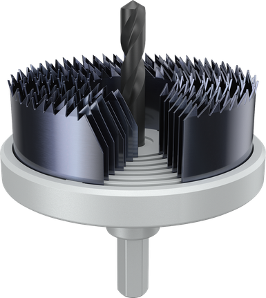 Bosch 목재 및 건식벽체용 아버 홀 톱 세트 26-51 mm.