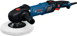 인체공학적 손잡이가 달린 Bosch GPO 14-180 S 광택기.