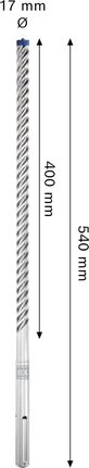 Bosch EXPERT SDS max-8X 해머 드릴 비트 17x400x540 mm.