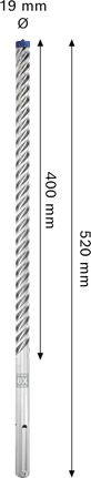 Bosch EXPERT SDS max-8X 19x400x520 mm 해머 드릴 비트.