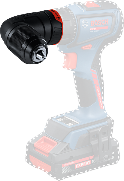 무선 드릴용 Bosch GFA 18-WM FlexiClick 어댑터.