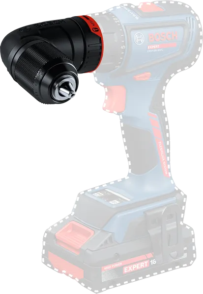 무선 드릴용 Bosch GFA 18-WM FlexiClick 어댑터.