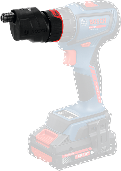 무선 드릴용 Bosch GFA 18-E FlexiClick 어댑터.