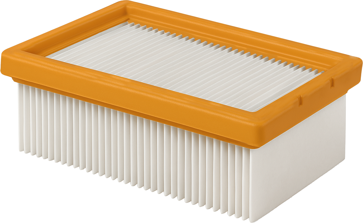 진공 청소기용 Bosch 플랫 폴드 HEPA 필터.