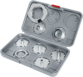 라우터용 Bosch PRO 템플릿 가이드 세트(임페리얼), 8개.