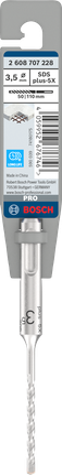 PRO SDS plus-5X 해머 드릴 비트, 3.5 x 50 x 110mm Bosch PRO SDS plus-5X 해머 드릴 비트 3.5 x 110mm.