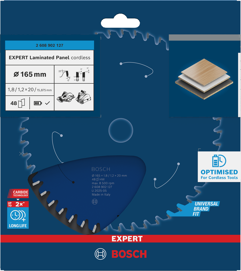 EXPERT Laminated Panel cordless