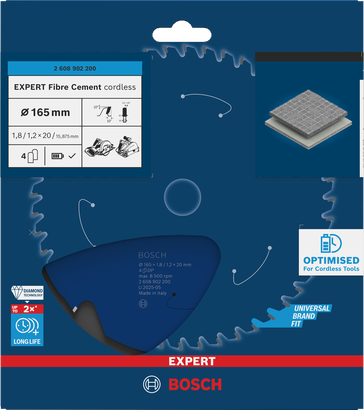 EXPERT Fibre Cement cordless