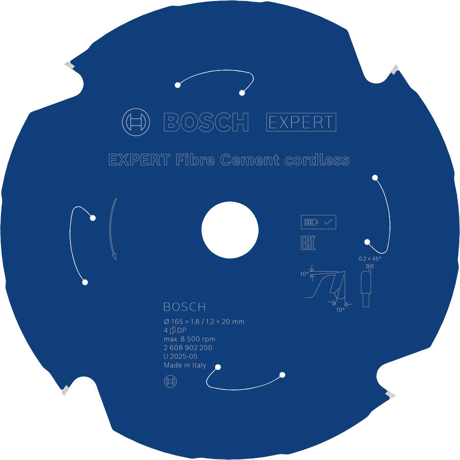 EXPERT Fibre Cement cordless