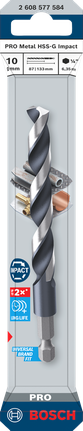 Bosch PRO Metal 10mm HSS-G 임팩트 드릴 비트.